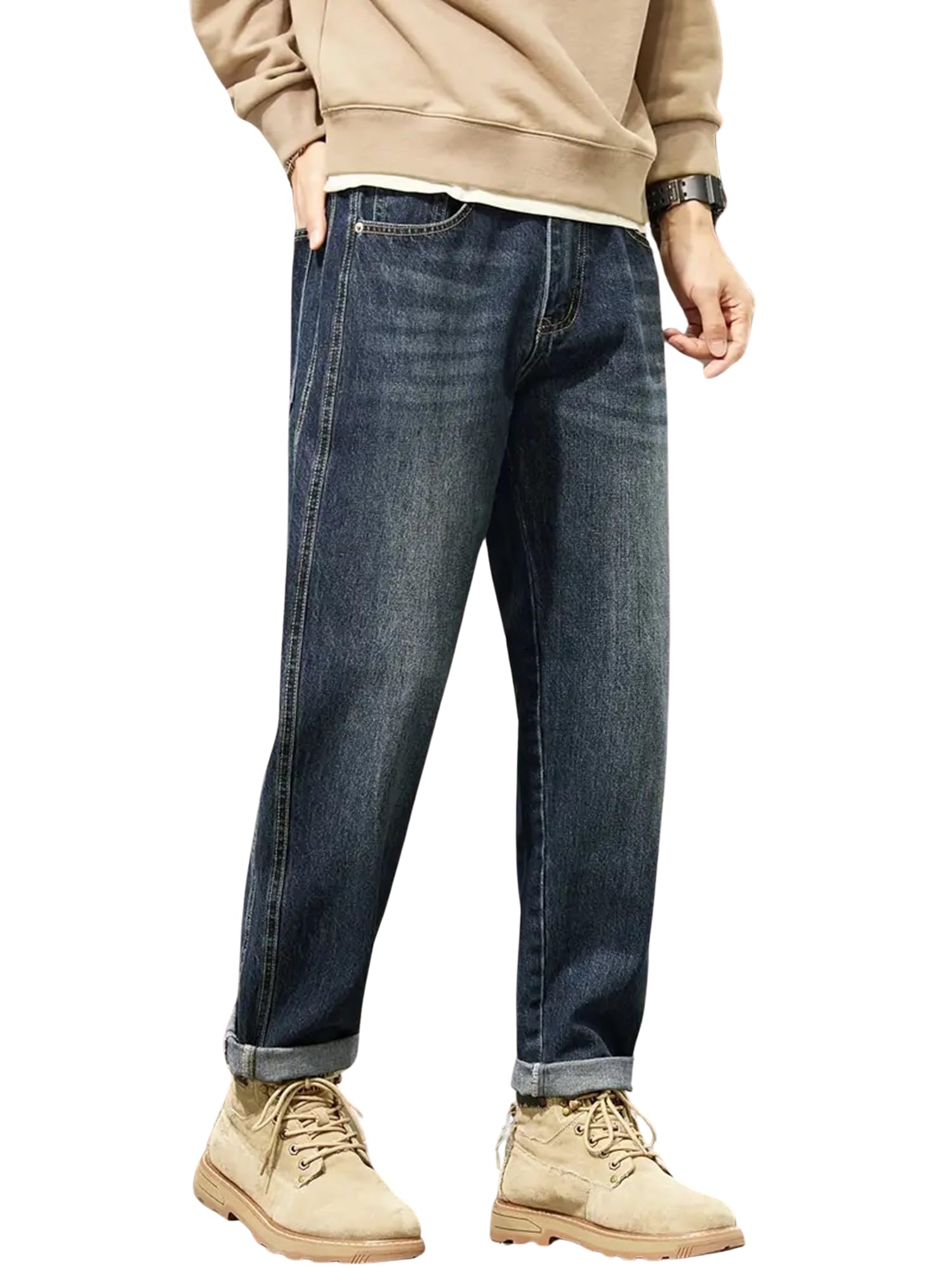 Lymio Men High Rise Jeans || Stylish || Regular Fit (Jeans-15-17)