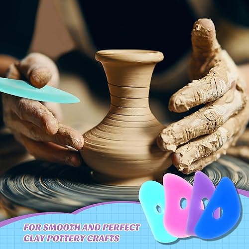 Miniatura 7 de 12 varillas de goma suave para cerámica, arcilla de silicona, herramientas de cerámica de múltiples estilos, cerámica, arcilla de goma, varillas de