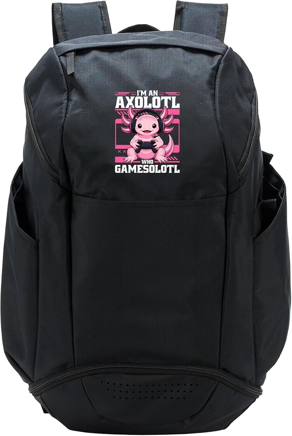 Funny Axolotl Gamer Gaming Sport Backpack