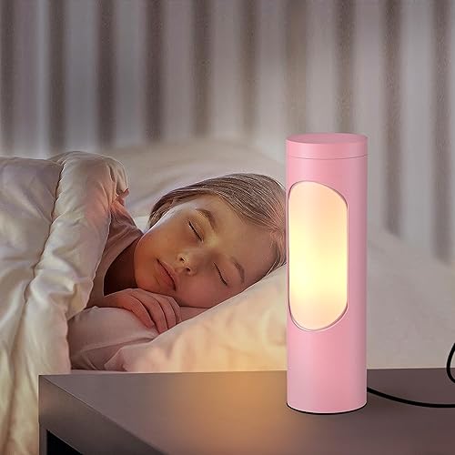 Miniatura 6 de LEDIARY Lámpara Shabbos, lámpara kosher rosa para Shabat, lámparas de mesa y luz nocturna para sala de estar, dormitorio, bombilla T10 incluida (4W