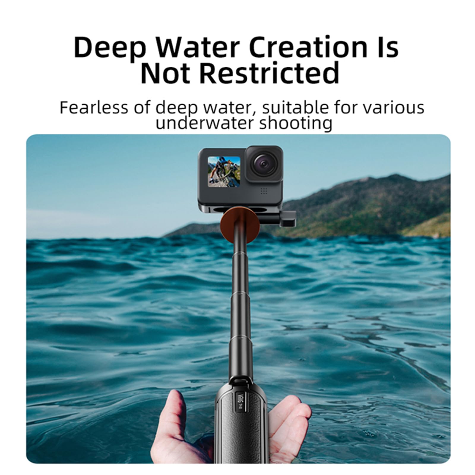 Wysuwany statyw Selfie Stick do DJI OSMO POCKET 3 / Action 4 Regulowany przedłużacz z gimbalem do Insta360 ONE X3 / X2