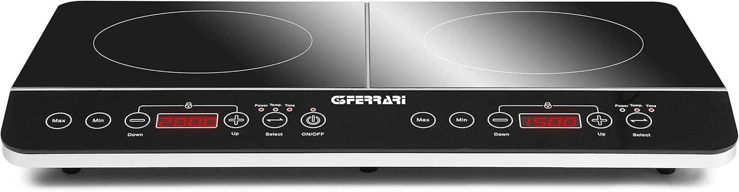 Отпред view of the G3 Ferrari G10047 Double Induction Hob