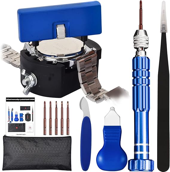 Watch Back Remover Tool, Watch Battery Replacement Kit, Watch Case