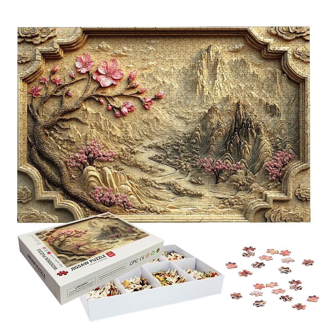 Puzzle 1000 Pezzi, Puzzle Paesaggi per Adulti, Misura: 70x50cm -2470