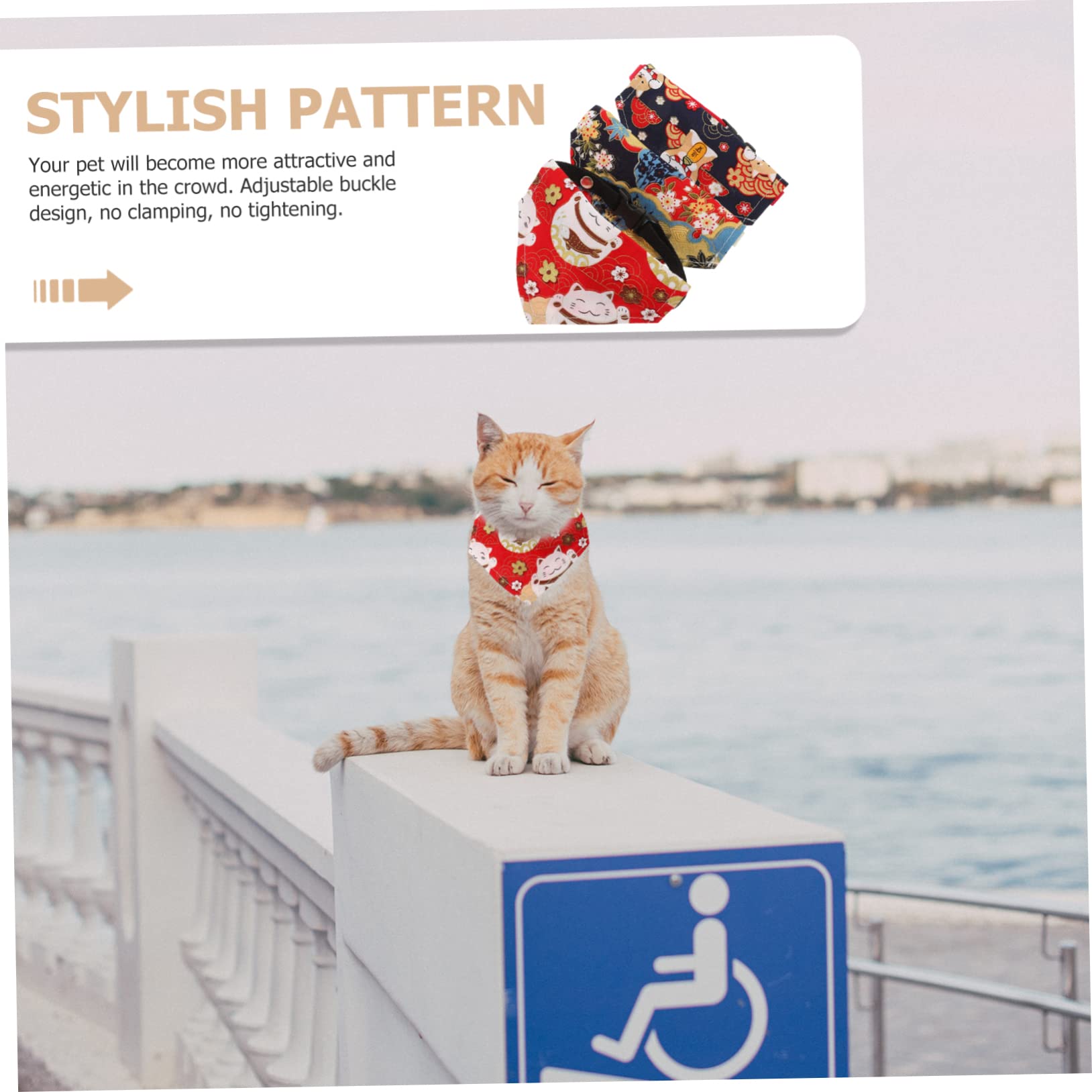 POPETPOP 9pezzi Bandane Triangolari Per Scaldacollo Decorativo Per Domestici e Assorbente Accessori Per e