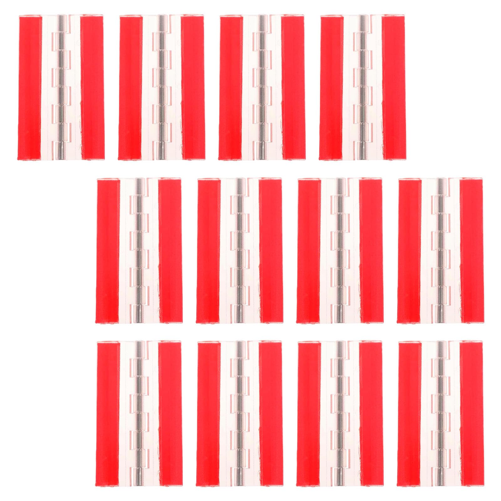 Strong Hinges Set of 12, Auto Stick Adhesive, Erosion for Models & Displays Small Hinge