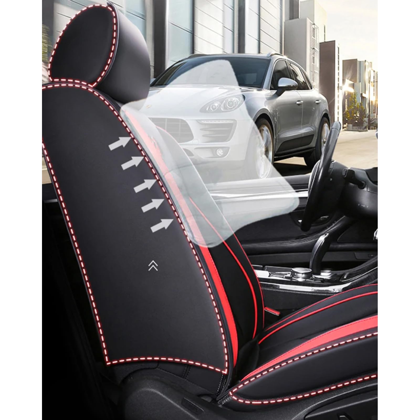 Fundas para Asientos de Coche, Polipiel, Fundas para Asientos de automóviles, Cobertura Total, Piel sintética para vehículos,para Hilux