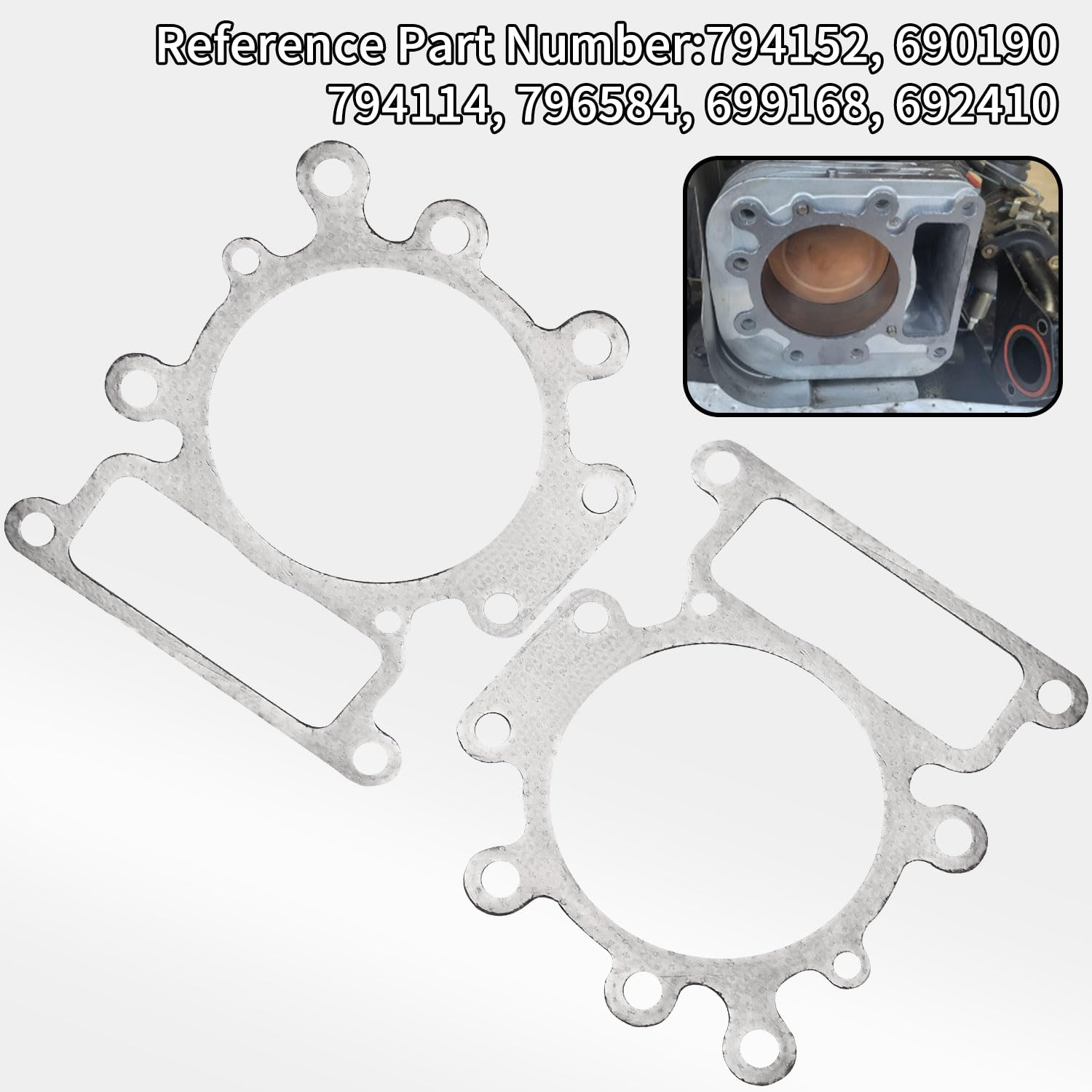 Guarnizione Briggs Nuova Guarnizione Testa Cilindro Per Motore Briggs & Stratton 282707 - Nuova, Ricambio Per Tosaerba Guarnizione Briggs Stratton 282707 Motore Tosaerba