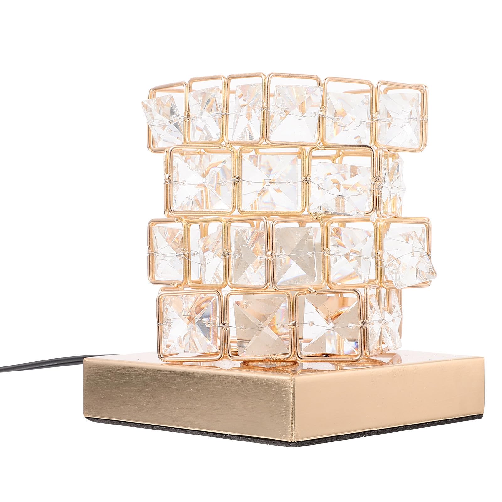 Lampada Cubo in Cristallo LED da Tavolo 220 V 3-5 W