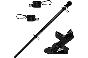 HOOSUN Flag Wall Mount: Durable Stainless Steel for Home, Commercial, Outdoor