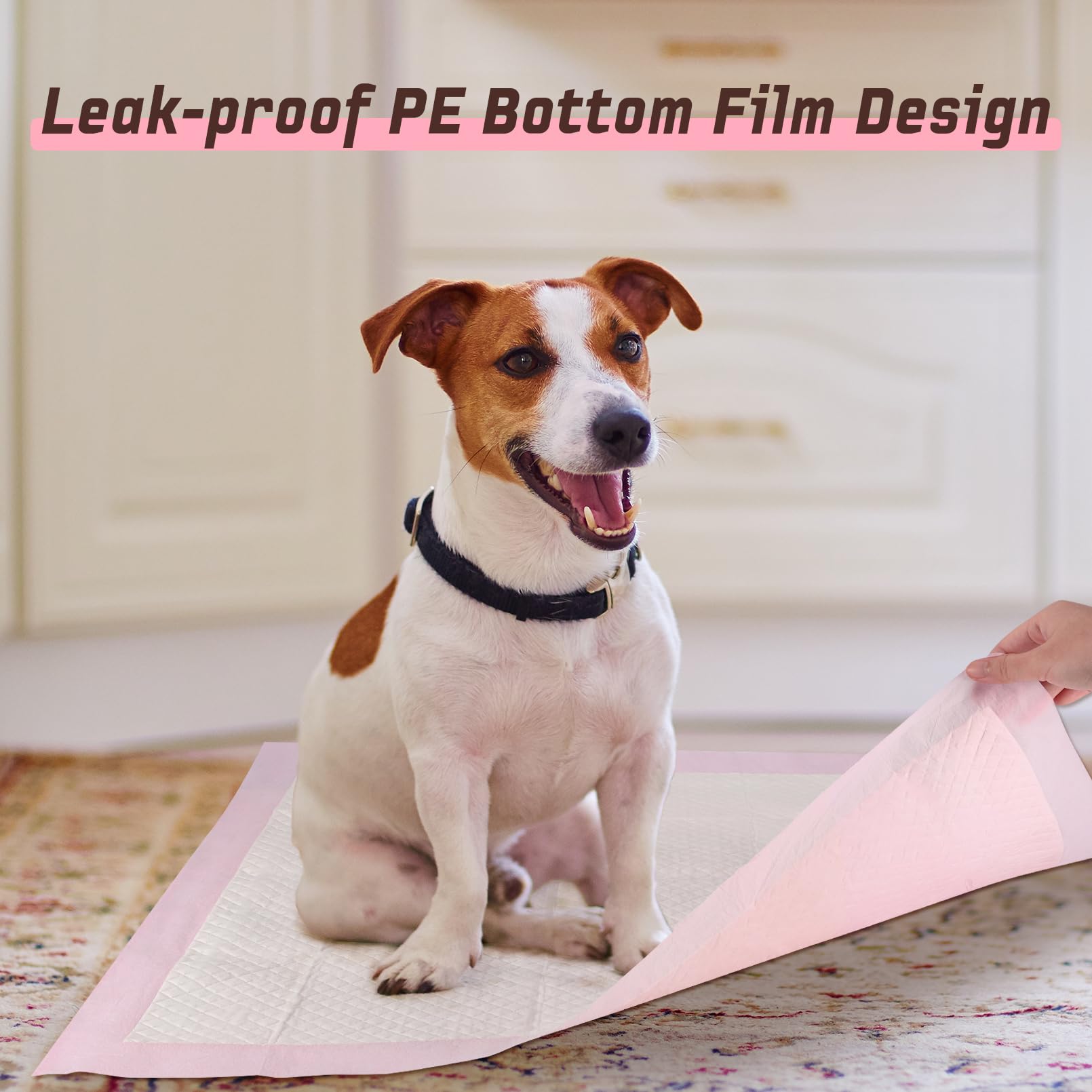 Almohadillas desechables para cachorros, almohadillas de entrenamiento para cachorros, súper absorbentes a prueba de fugas, almohadillas de entrenamiento para perros y cachorros, almohadillas