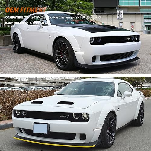 Miniatura 7 de ADIIL Luces de posición laterales LED de repuesto para Dodge Challenger SRT Widebody RT 2018-22 blanco LED guardabarros delanteros OEM Fit