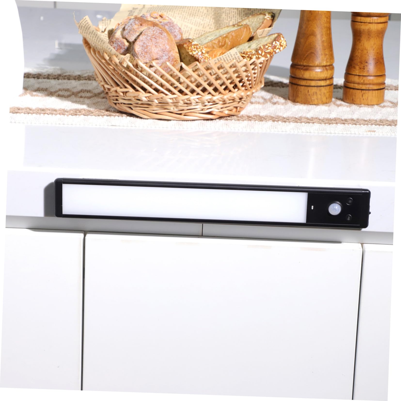 Operitacx 4piezas Luces Led Para Gabinetes Cocina Sensor Movimiento Luces Bajo Encimera Duración Fácil Uso