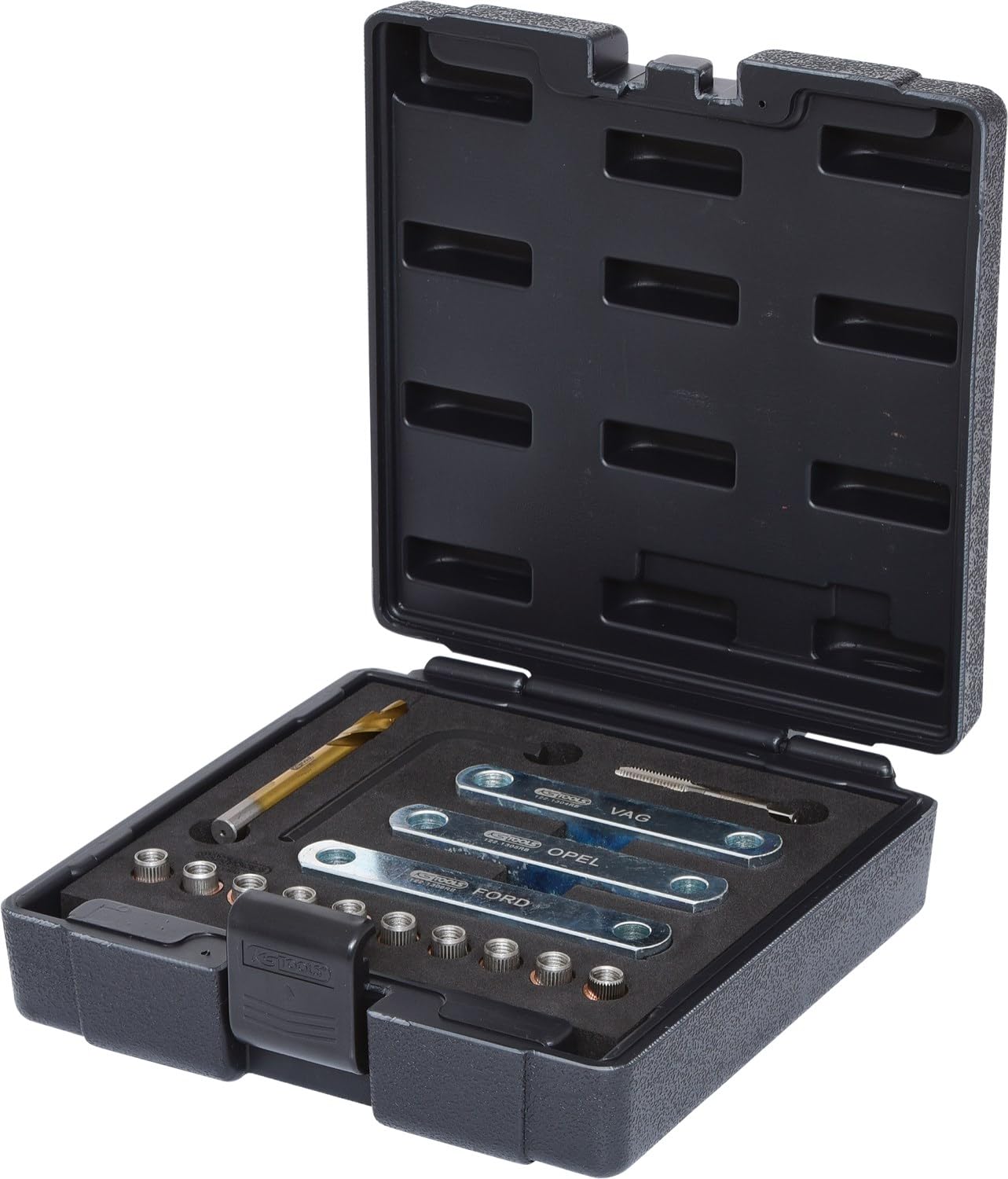 KS Tools 122.1300 Kit di riparazione filetti M9x1,25 p.perni guida di pinze freni