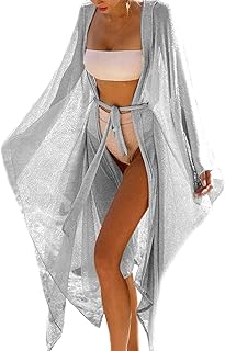 Silver swimsuit cover up Clearance
