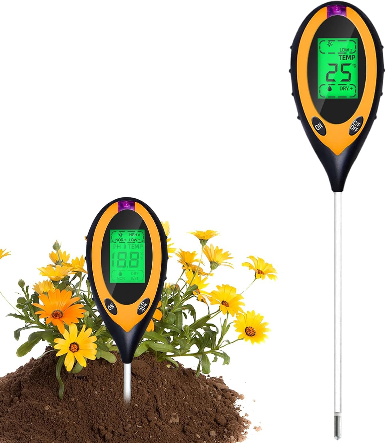 100 PH-Teststreifen Für Boden – Bereich 3,5–9,0, Mit 4-Farbblock, Einfach Anwendbar, Für Garten & Rasen