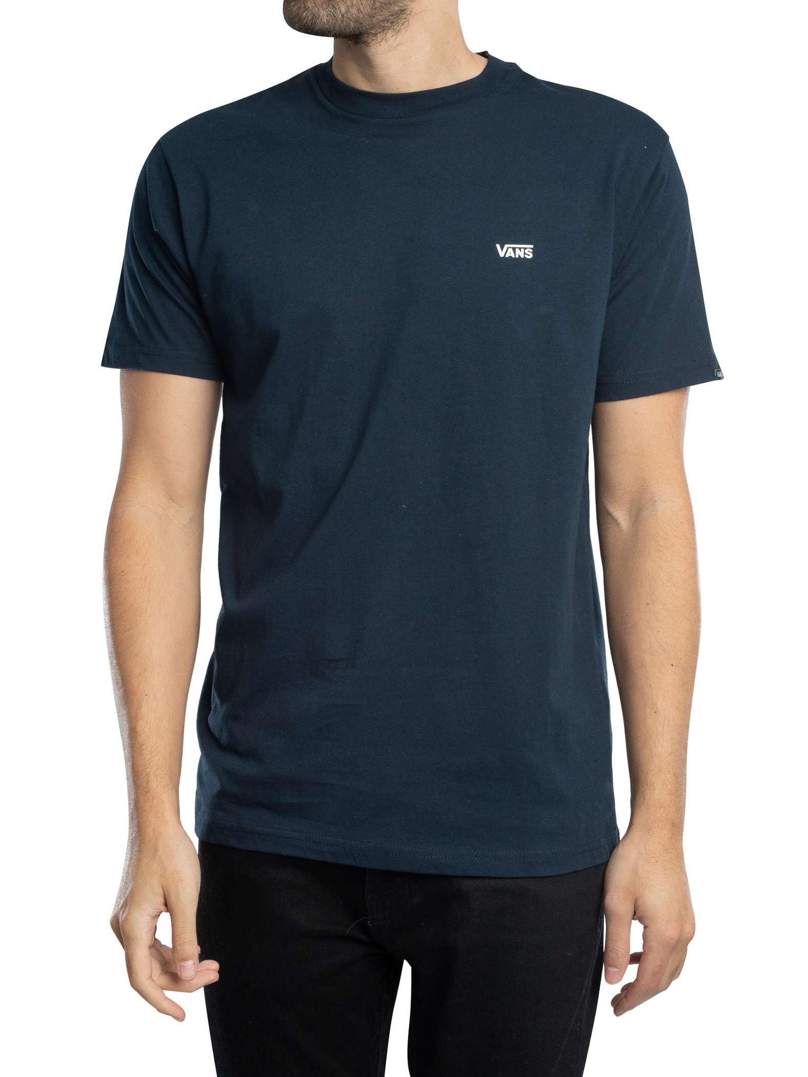 Vans Men's Left Chest Logo T-Shirt, Navy