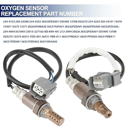 Miniatura 4 de Sensor de oxígeno O2 aguas arriba aguas abajo 234-9064 234-4733 Reemplazo para Honda 2003-2011 Element EX LX SC DX L4 2.4L Juego de 2