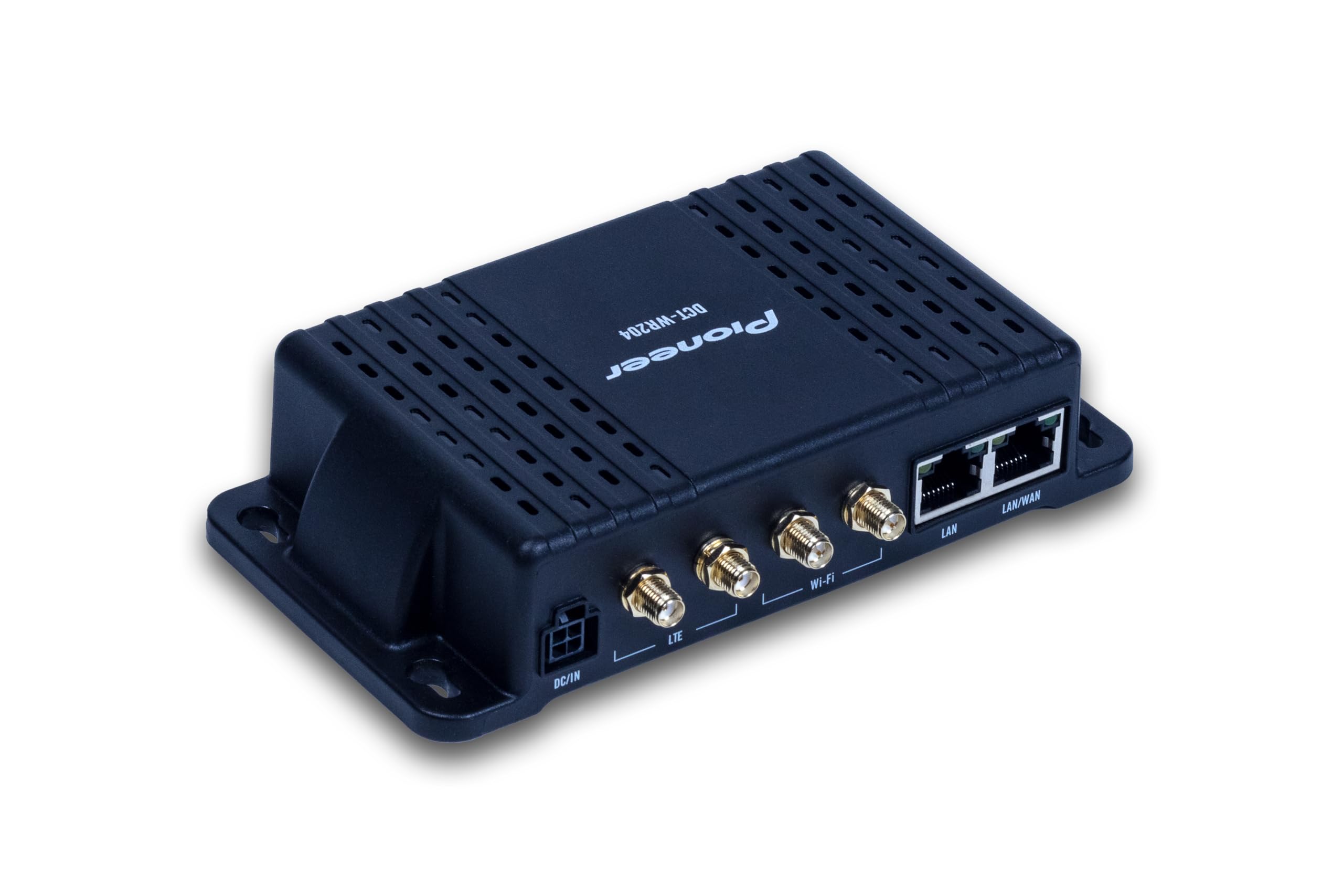 Pioneer DCT-WR204-SH Routeur Wi-FI pour Camping-Car avec antenne Wi-FI Externe, Fonction amplificateur, 2 Ports LAN, 2 emplacements SIM, Fonctionnement Smartphone, Fonction minuterie