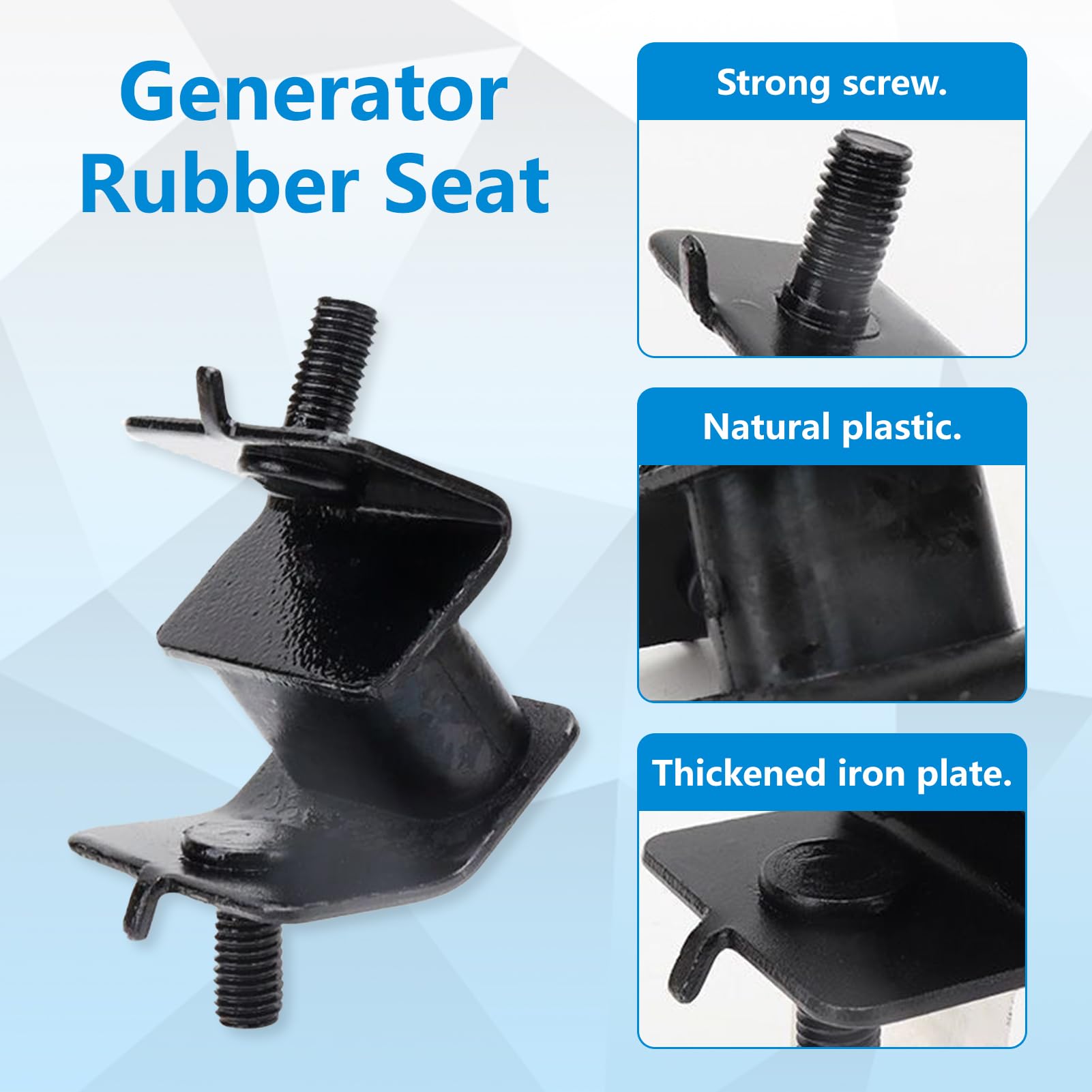 Supporto Antivibrazione Rettangolare - MSA Series - ZHONG XIANG RUBBER - Foto 11