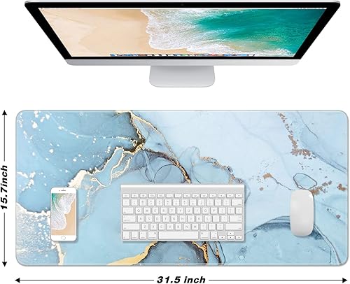 Miniatura 2 de Alfombrilla de mouse grande extendida, XXL de 31.5 x 15.7 pulgadas, alfombrilla de mouse para teclado de computadora grande, alfombrilla de mouse