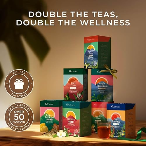 Miniatura 6 de Gya Tea Co Red Rooibos - Té de hierbas descafeinado de hojas sueltas - Sabor delicioso y robusto - 5.29 onzas (70 tazas) - Rico en antioxidantes
