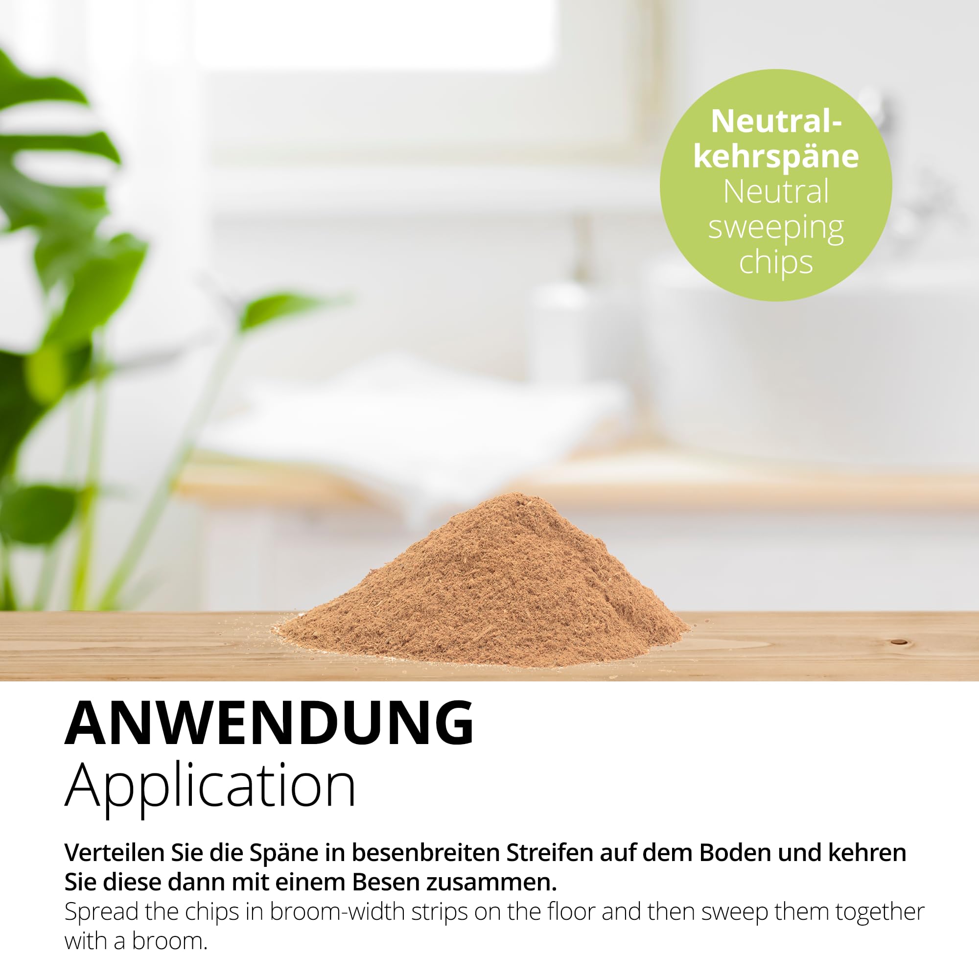 Lorito Neutralkehrspäne 25 kg, Kehrspäne staubbindend, Kehrmehl zur Bodenreinigung, Werkstatt und Industrie, Benzin, Fett und Öl binden