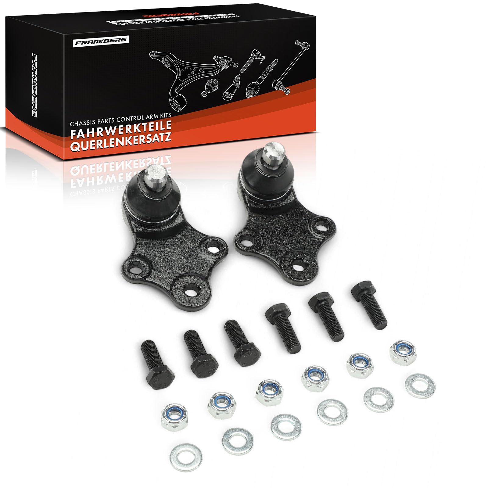 Frankberg 2 rotules inférieures gauchedroite 364037 | devant, gauche, droite, ci-dessous, 364037; Compatible avec: 306 Break 7E N3 N5,,,