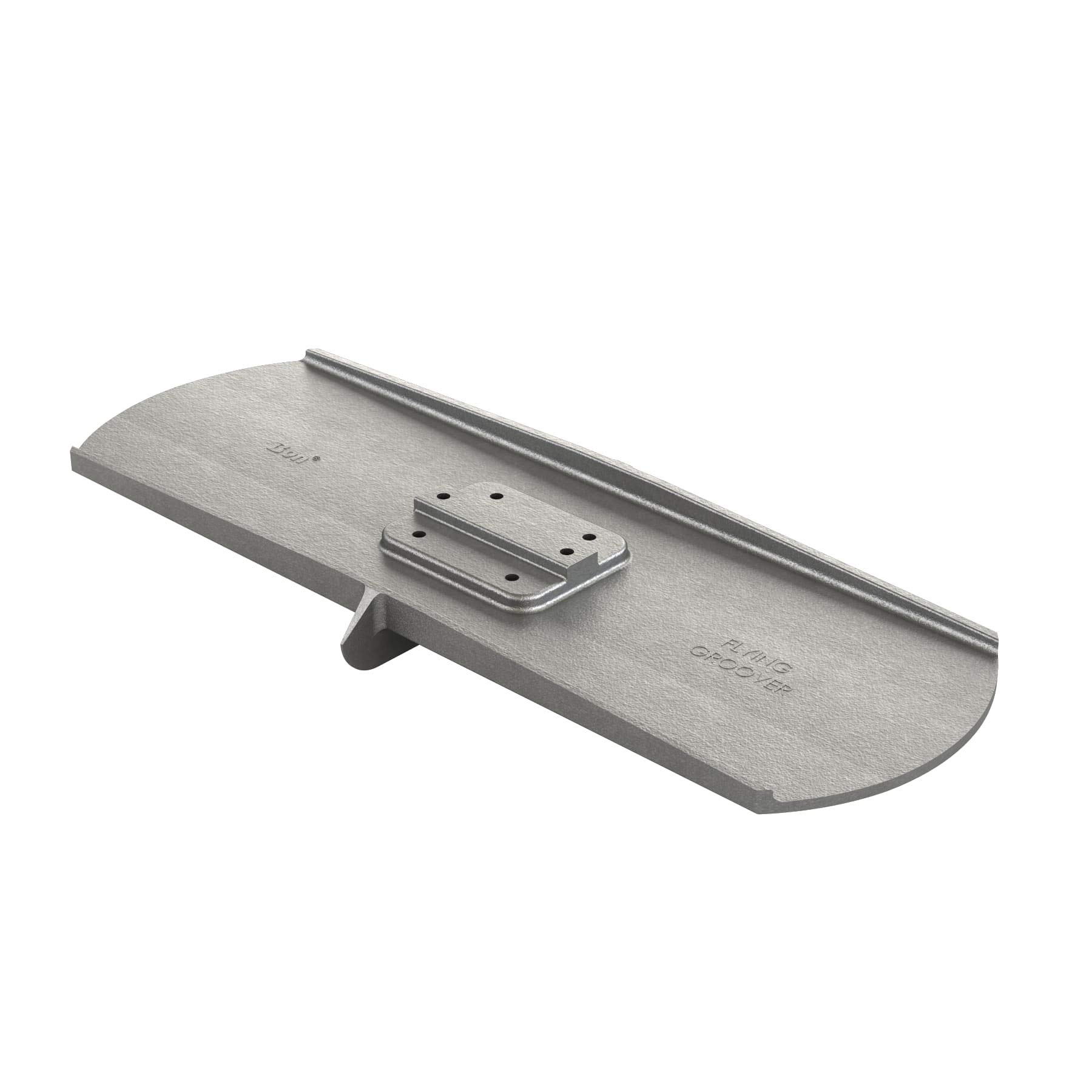 Bon 22-196 24" x 8" Double Bit 1" Flying Groover Round End