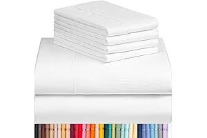 LuxClub 6 Piece King Sheet Set: Experience Ultimate Comfort and Luxury