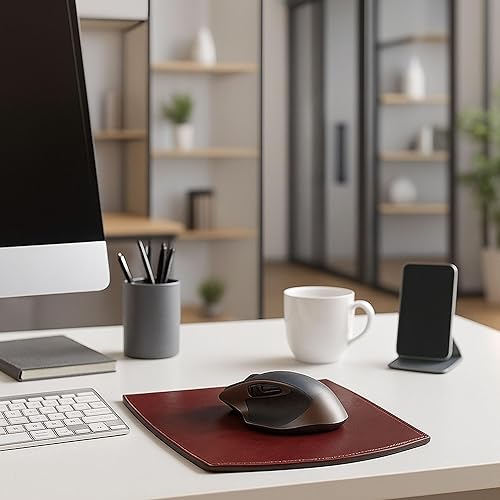 Miniatura 2 de Dacasso Alfombrilla de ratón de cuero moca