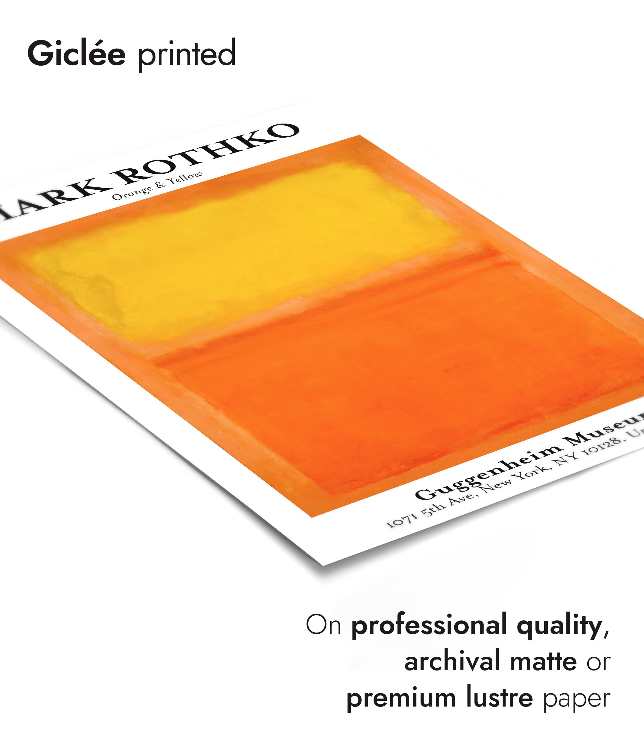 Mark Rothko Exhibition Poster, Abstract Art Print, Framed Option - View #4