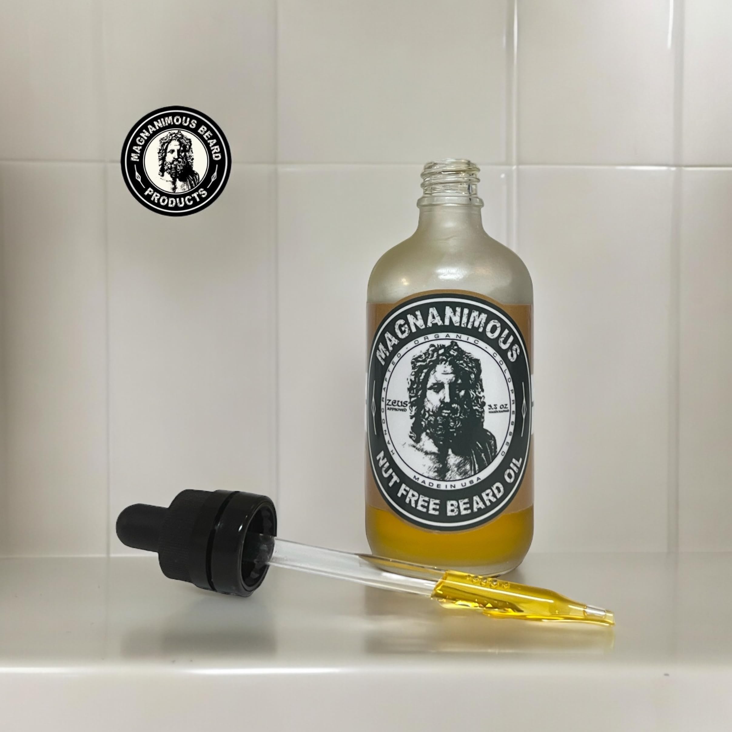 Amazon.com: MAGNANIMOUS HYPO-ALLERGENIC/NUT-FREE BEARD OIL (3.5 OZ