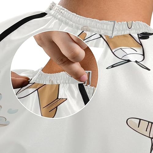 Miniatura 8 de Capas de champú con globos de aire, cortes de pelo con babero, corte de pelo de capa para mujeres