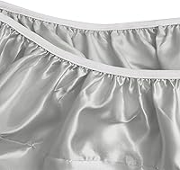 Vista 6 de SiinvdaBZX 2 piezas de sábanas de cuna satinadas para cabello de bebé, sábanas ajustadas de cuna sedosas y suaves para colchón de cuna de reloj