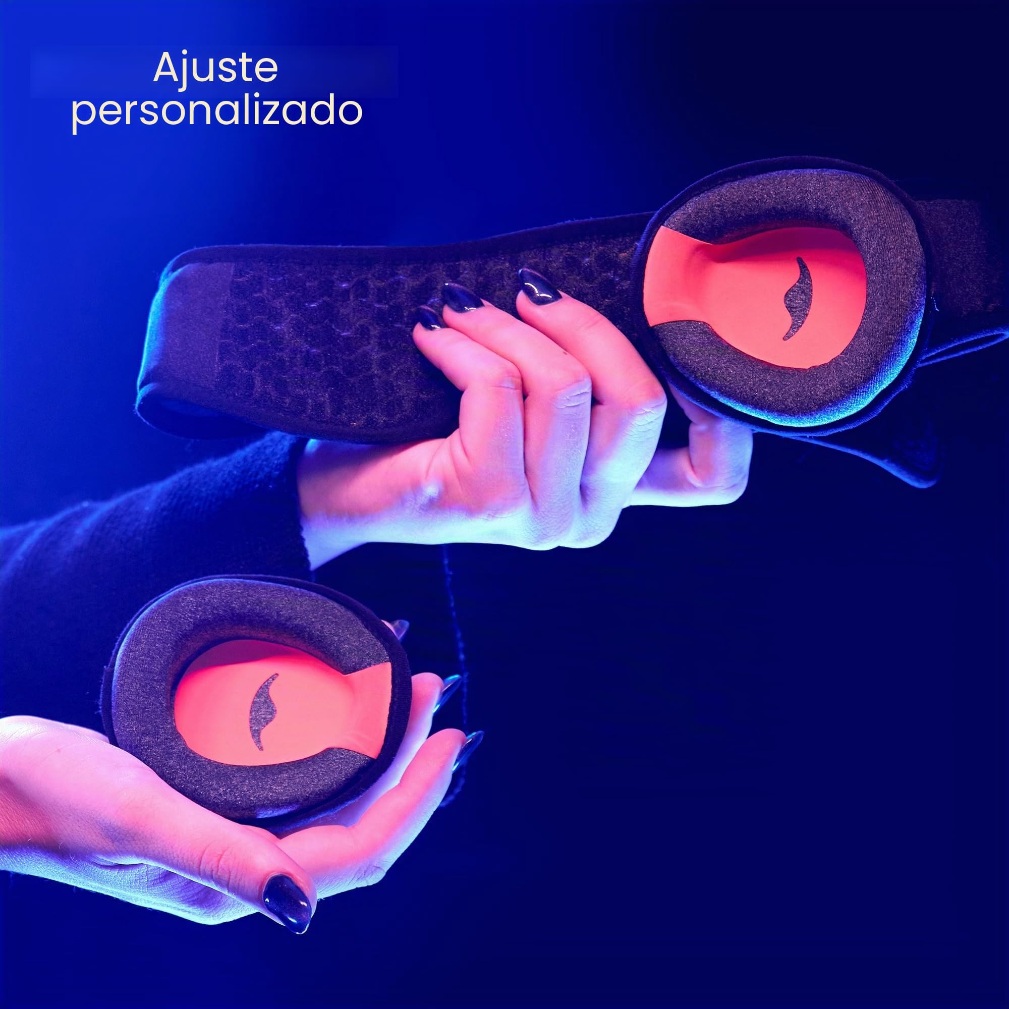 Manta Pro Sleep Mask - Antifaz para dormir 100% con bloqueo de luz para dormir de lado, transpirable y cómoda para dormir, viajar, siesta, trabajo por turnos