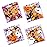 Efivs Arts Halloween Cellophane Bags Biscuit Roasting Treat Bags Individual Wrappers Self Adhesive OPP Cookie Bakery Present Gift DIY Candy Decorating Favor Bags (4x4 Inch, 200Pcs)