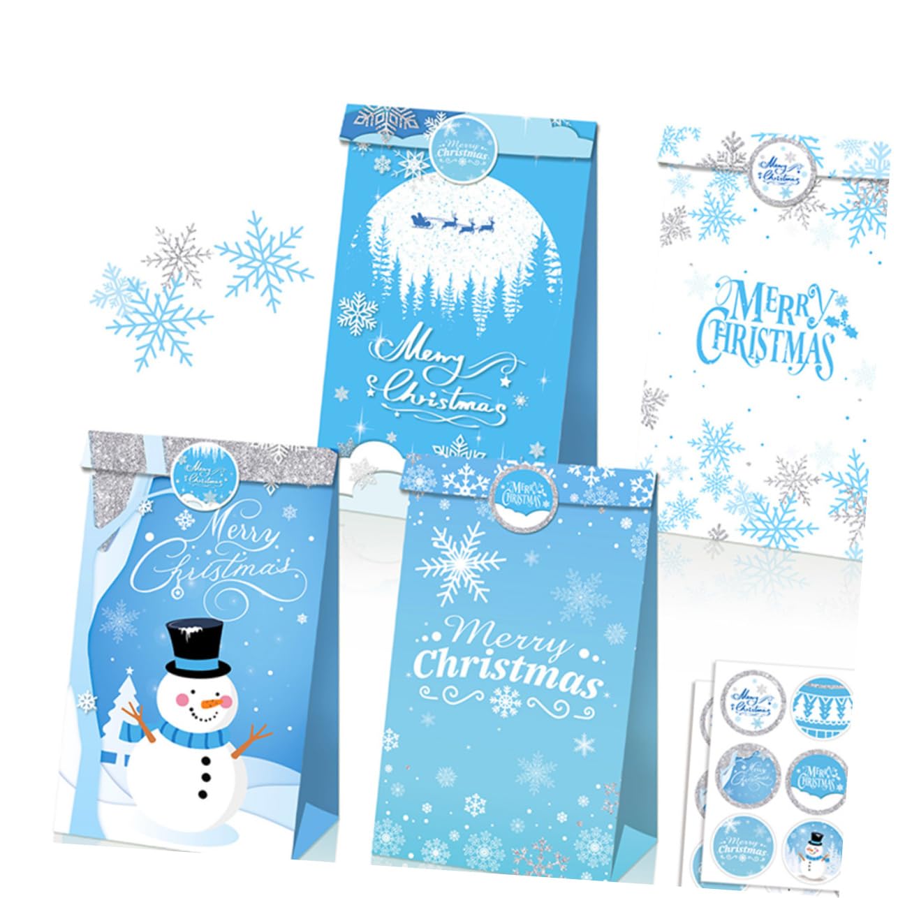 SHINEOFI 140fogli Etichette Adesive Natalizie Confezione Stickers Autoadesivi Per Buste e Facili Applicare e Rimuovere Per e