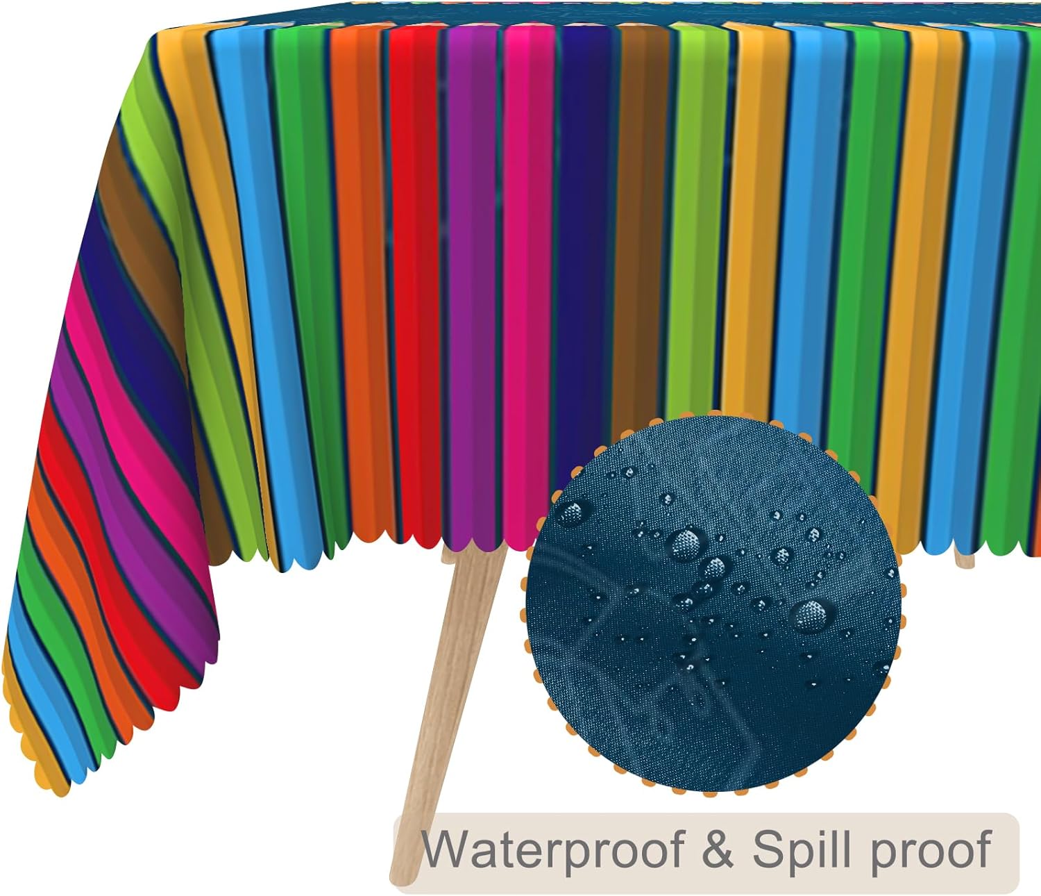 54x78inches Back to School Rectangle Tablecloth Blackboard Colorful Pencil Science Class Waterproof Table Cloth Cover for Kindergarten Dining Table First Day of School Welcome Party Decor