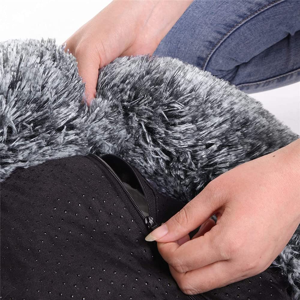 Cama Perro Gato Camas para Perros Pequeños Cama para Mascotas para Gatos Cama Redonda de Felpa Gatos Sofá para Perros Donut