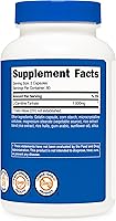 Vista 5 de Nutricost Tartrato de L-carnitina 1000 mg, 120 cápsulas - 500 mg por cápsula (60 porciones)