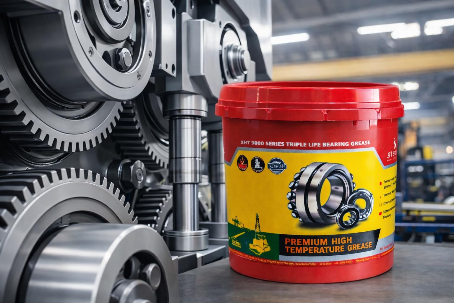 Sleek Industrial NLGI 1 Semi Fluid Grease For Centralized Automated Lubrication System (500 G)-picture-26