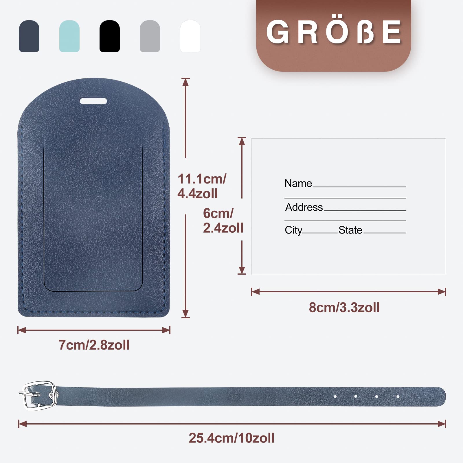 Étiquette De Sac à Bagages Personnalisée, Accessoires De Voyage