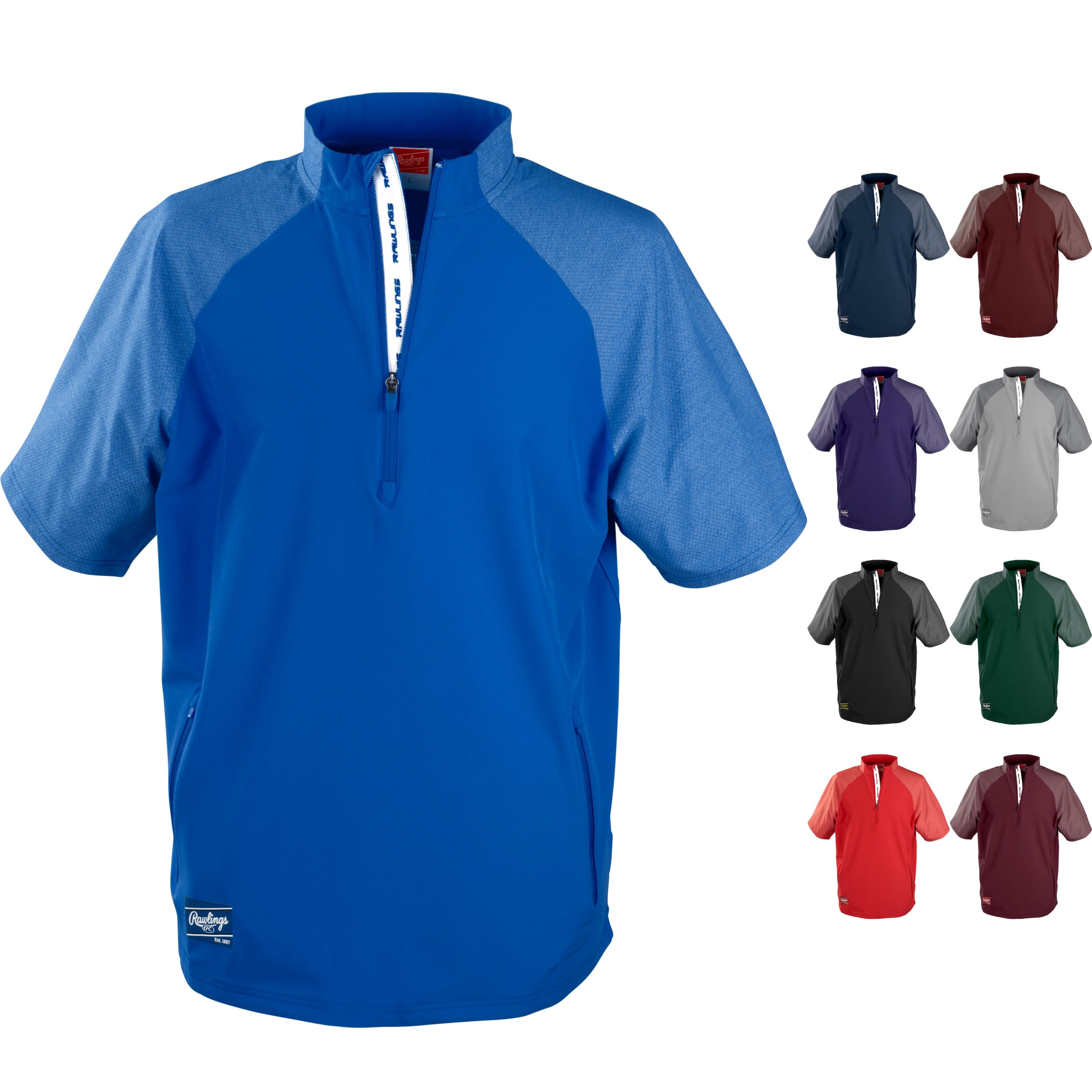 EastonMen's Rawlings | Colorsync Short Sleeve Cage Jacket | Adult Sizes | Multiple Colors