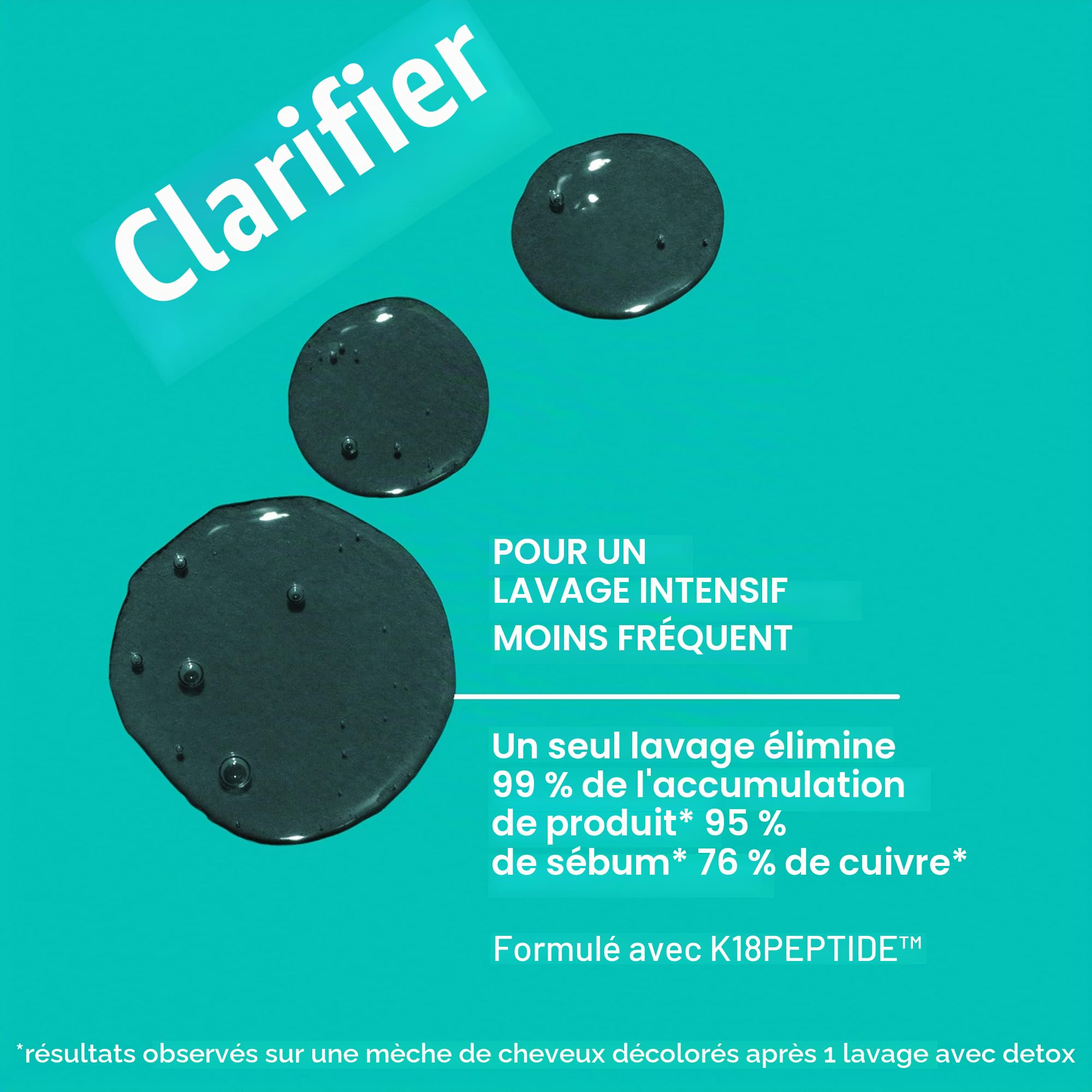 K-18 Biomimetic Hairscience Shampooing détoxifiant pour cheveux Peptide Prep 930 ml pH 3,8-4,2 qui aide à maintenir la couleur et ne dessèche pas les cheveux. Ingrédients actifs intentionnels