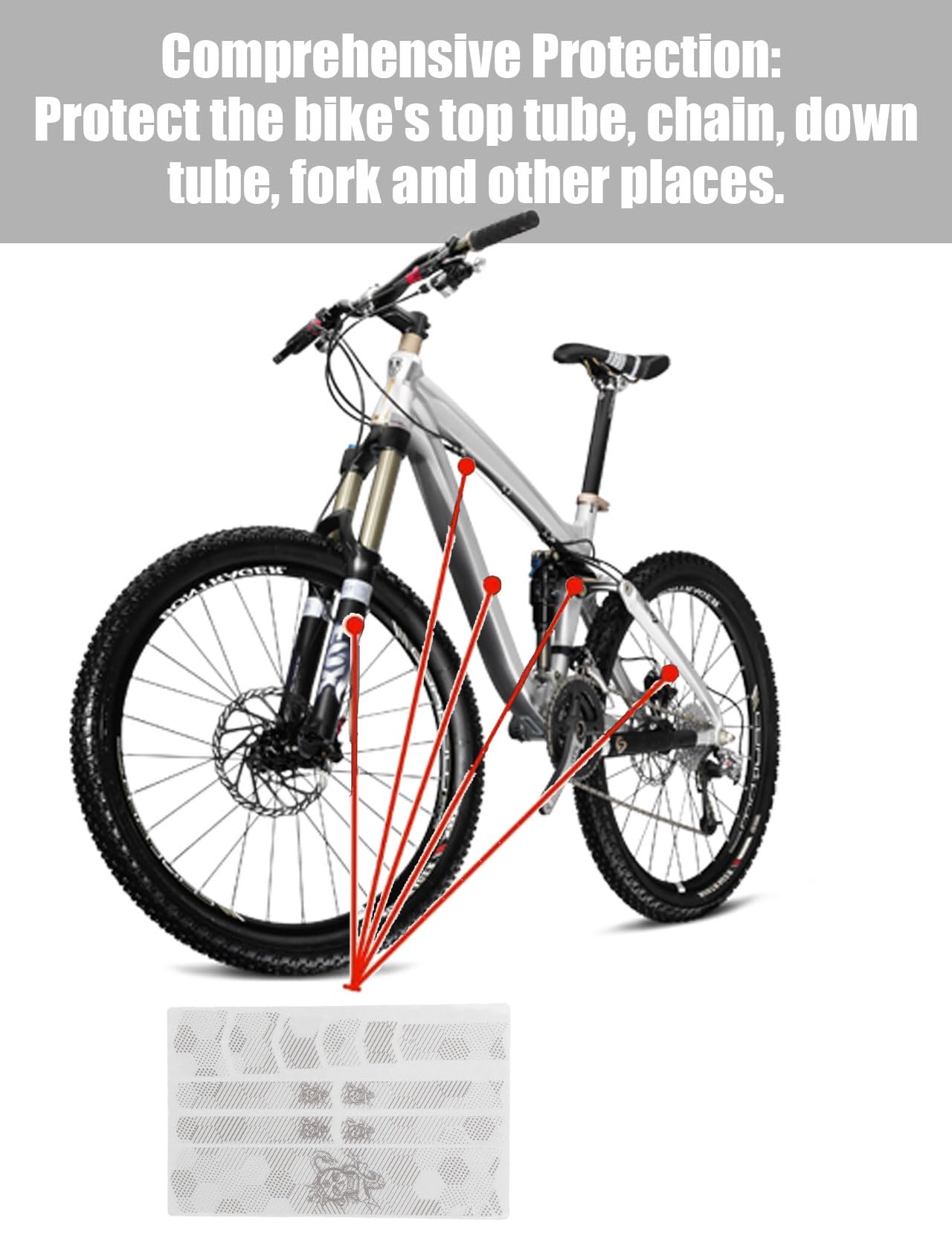 Amazon.com: ZLXHDL Bike Frame Protection Tape,Bike Frame Protector