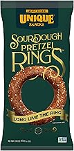 Unique Snacks Sourdough Craft Beer Pretzel Rings, Delicious Homestyle Baked Snack Bag, Vegan, OU Kosher, and Non-GMO Food, No Artificial Flavor, 11 Oz. Bag, Pack of 3