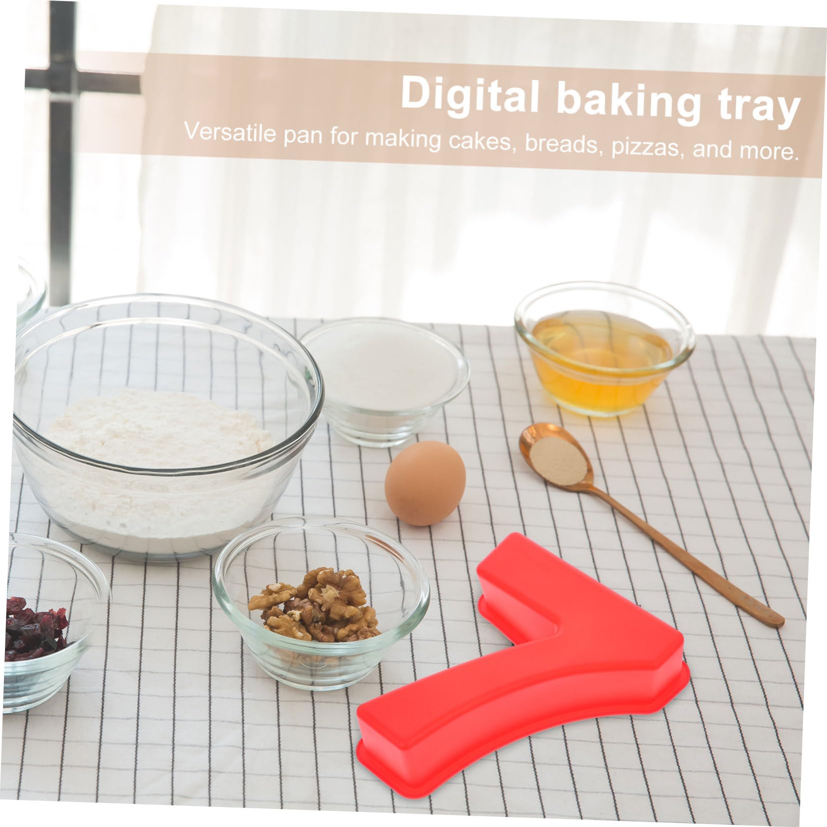 PRETYZOOM Lot De 5 Moules À Gâteaux En Silicone Avec Chiffres