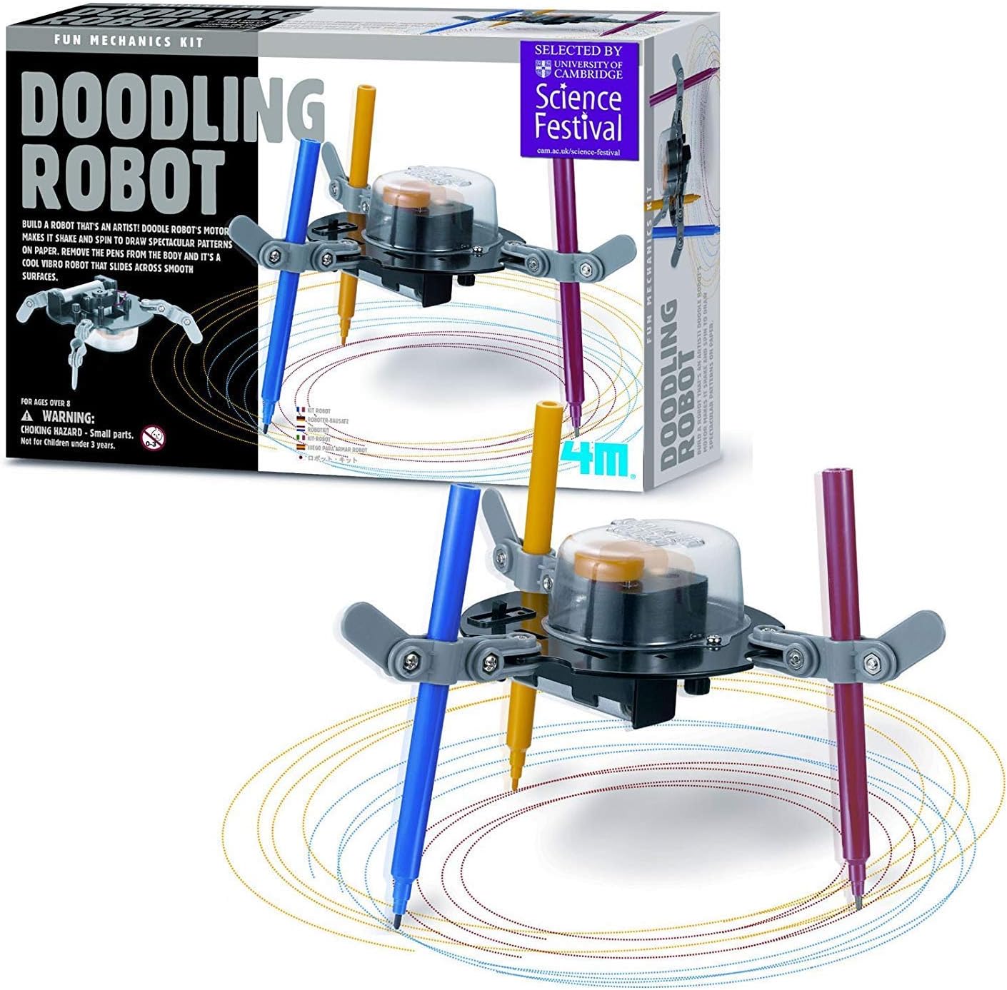Young Mechanics Doodling Robot - Children Kids Boys Girls - Easy To Do Set - Top Selling Christmas Xmas Gift Present Fun Games & Toys Idea Age 8+