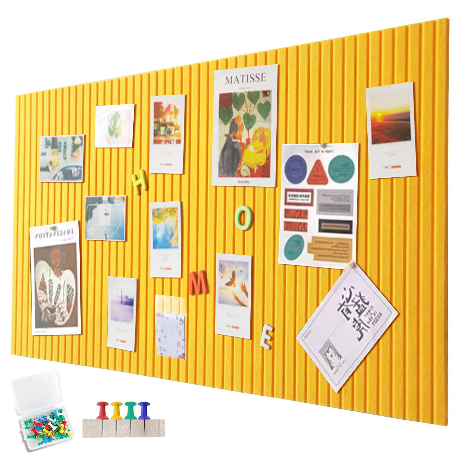 Feel 60 X 40 Cm Large Cork Board, Decorative Cork Wall, 0.9 Cm Thick - View #5